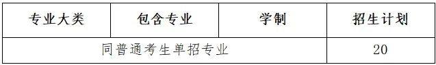 退役军人考生单招计划