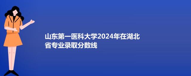山东第一医科大学2024年在湖北省专业录取分数线