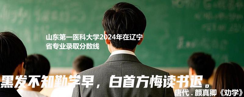 山东第一医科大学2024年在辽宁省专业录取分数线