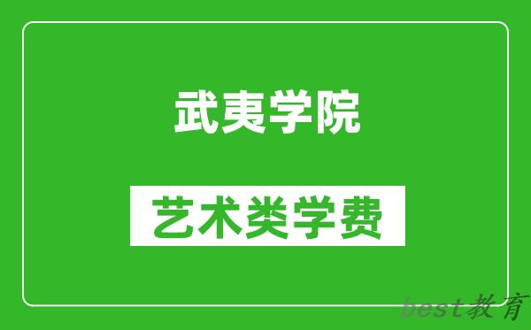 武夷学院艺术类学费多少钱一年（附各专业收费标准）