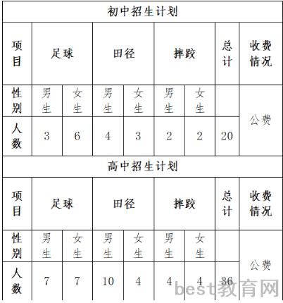 招生计划
